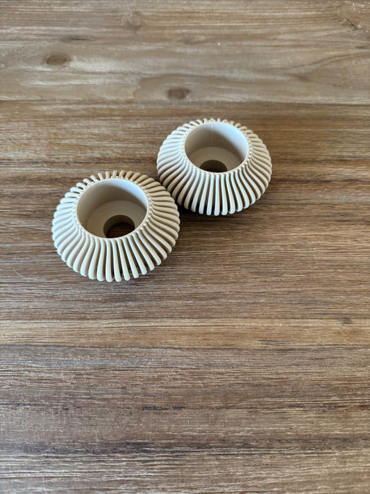 Moderne en minimalistische theelichthouders (2 stuks)